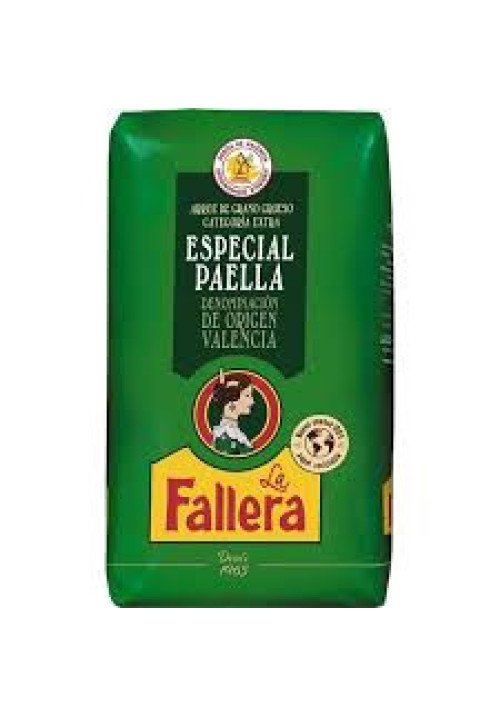 LA FALLERA Arroz redondo especial para paella con D.O. Valencia 1 kg.