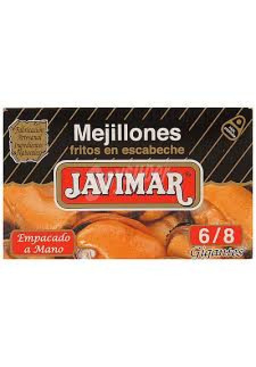 JAVIMAR Mejillones en escabeche 6/8 pzs 115 g.