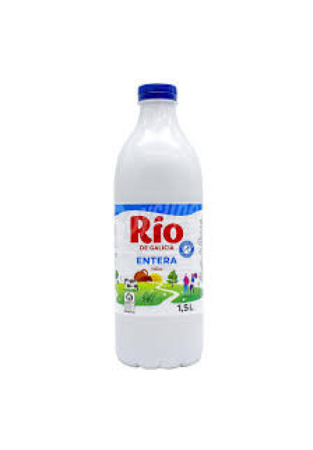 RÍO Leche entera de vaca, de origen gallego 1.5 l.