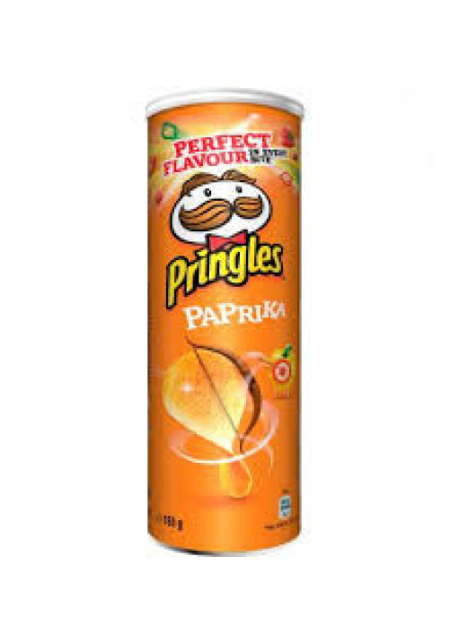 PRINGLES Patatas con forma de teja PRINGLES PAPRIKA bote de 165 g.