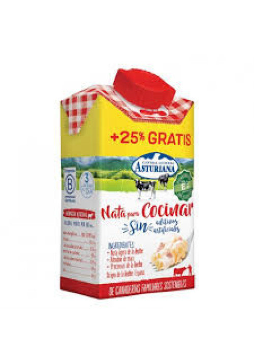 CENTRAL LECHERA ASTURIANA Nata líquida para cocinar sin aditivos artificiales CENTRAL LECHERA ASTURIANA 200 ml.