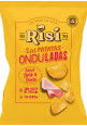 RISI Patatas fritas onduladas, sin gluten y con sabor a York y queso 150 g.