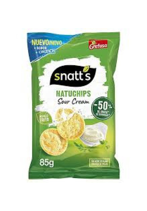 GREFUSA Snatt´s natuchips Snack patata horneado en bolsa 85 g.