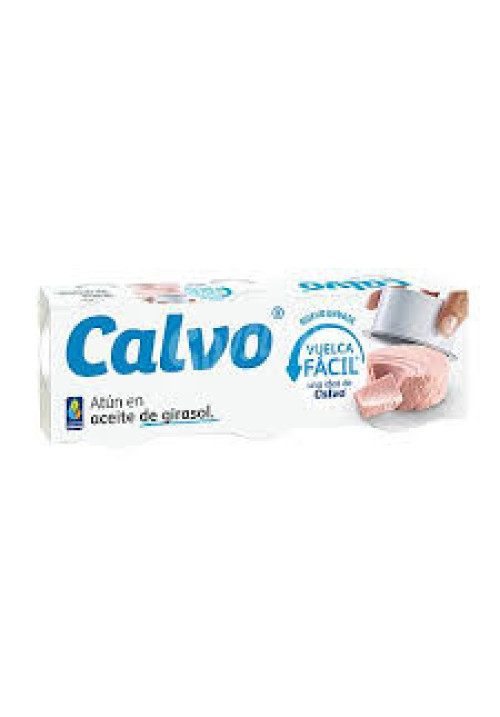 CALVO Atún en aceite vegetal pack 3 uds. x 52 g.