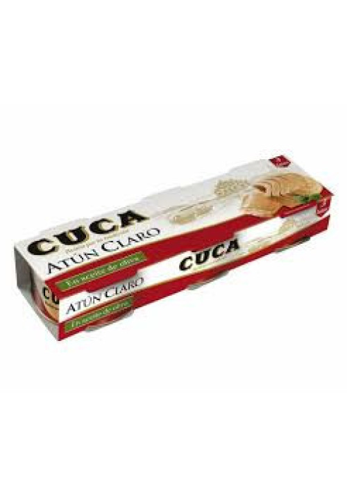 CUCA Atún claro al natural pack 3 uds x 67 g.