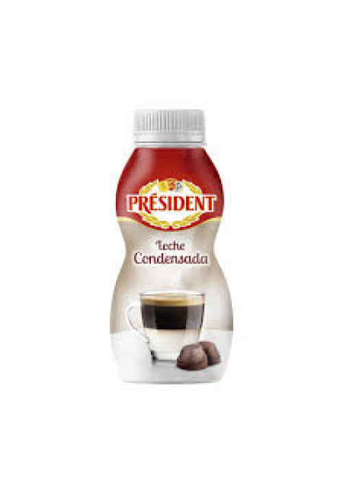 PRESIDENT Leche condensada ideal para tomarla con café 450 g.