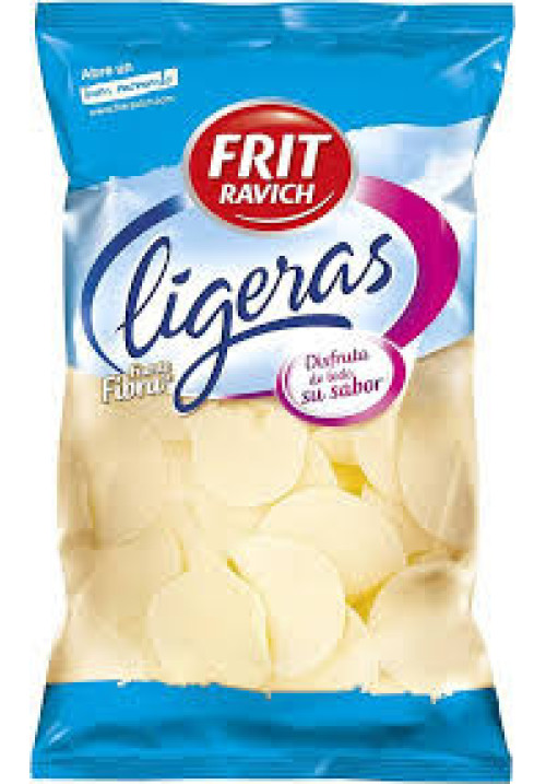 FRIT RAVICH Patatas fritas ligeras con un 40% menos de aceite FRIT RAVICH bolsa de 115 g.