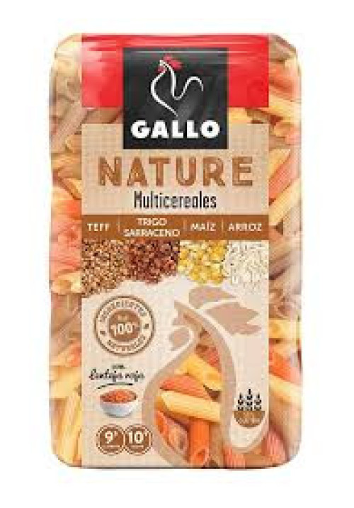 GALLO Pasta macarrones sin gluten plumas GALLO NATURE 400 g.