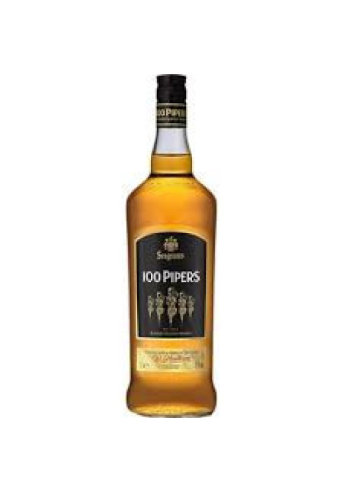 100 PIPERS Whisky blended escocés botella 1 l.