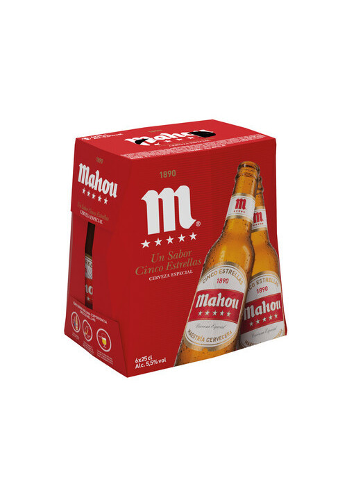 Mahou 5 estrellas 6*25cl