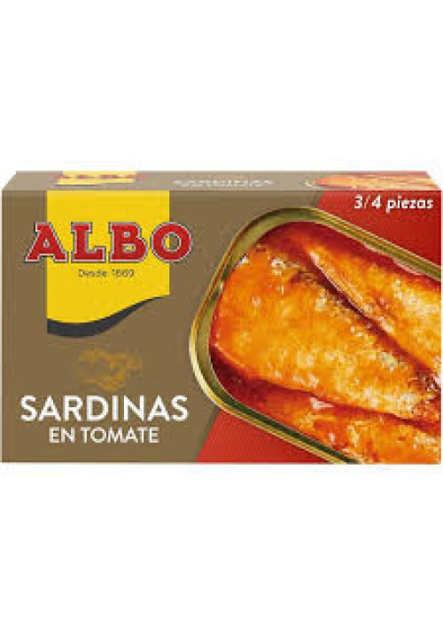 ALBO Sardinas en tomate lata de 85 g.