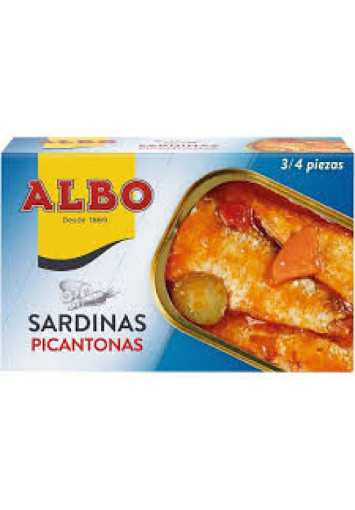 ALBO Sardinas picantonas lata de 85 g.