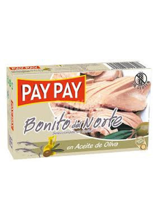 PAY PAY Bonito del norte en aceite de oliva lata de 72 g.