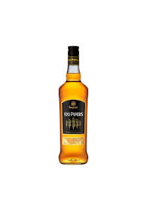 100 PIPERS Whisky blended escocés botella 70 cl.