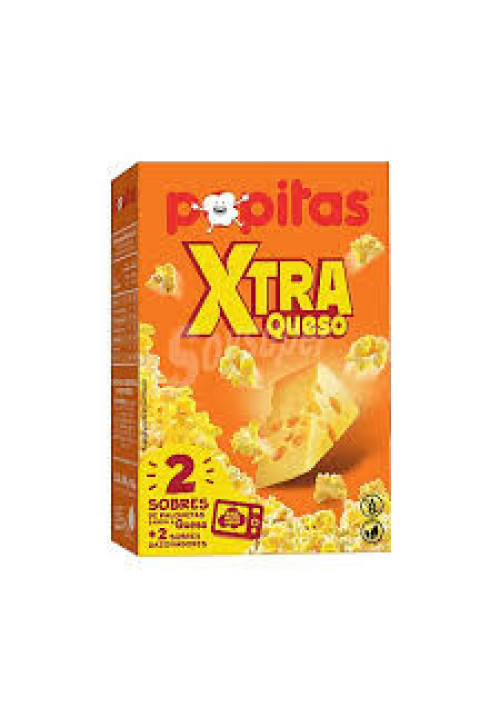 POPITAS Palomitas Xtra Queso POPITAS 2x80 gr.