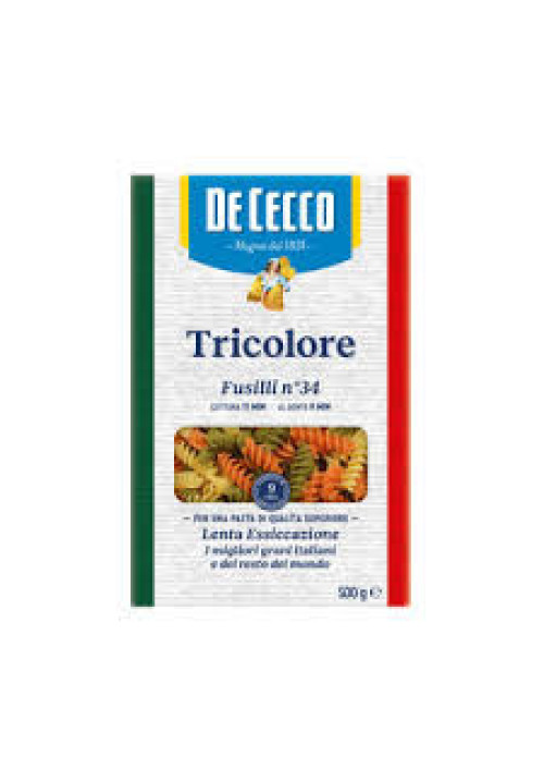 DE CECCO Fusilli tricolore 500 g.