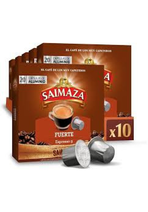 SAIMAZA Café en cápsulas fuerte I9, 20 uds.