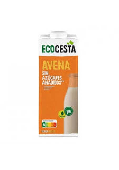 ECOCESTA Bebida vegetal de avena, sin azúcares añadidos ecológica 1 l.