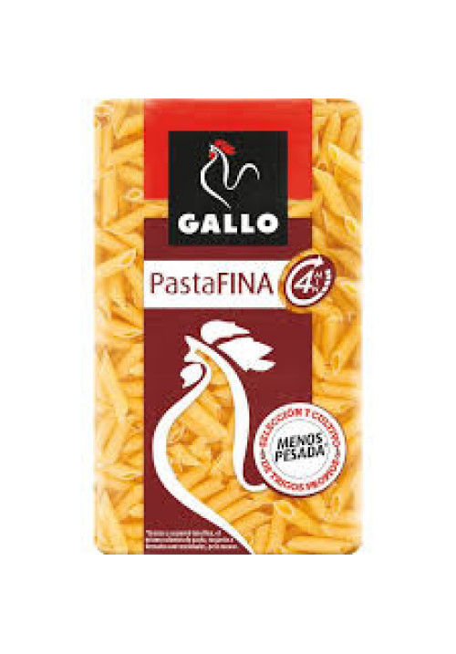 GALLO Pasta pluma fina GALLO PASTA FINA paquete de 400 g.