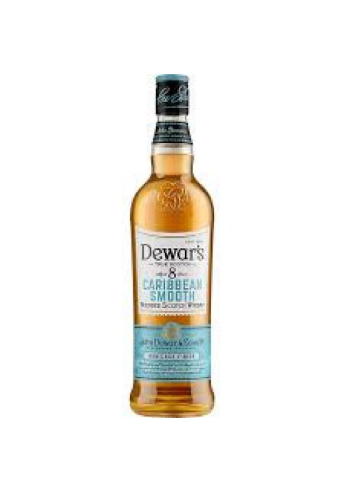 DEWARS 8 Caribbean smooth Whisky blended escocés 8 años botella 70 cl.