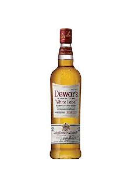 DEWARS White label Whisky blended escocés 5 años botella 70 cl.