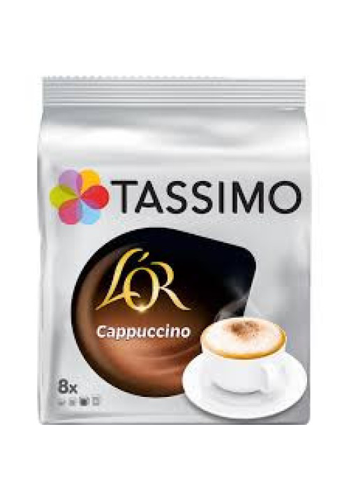 TASSIMO L'OR Café en cápsulas espresso capuccino, 8 uds.