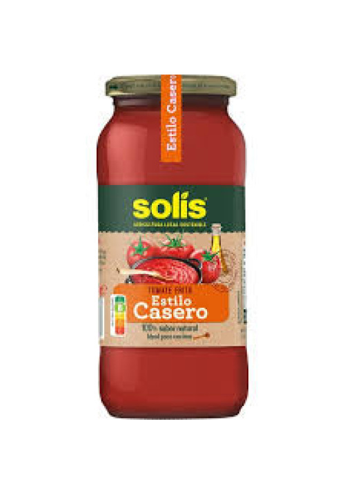 SOLÍS Tomate frito estilo casero en frasco 550 g.