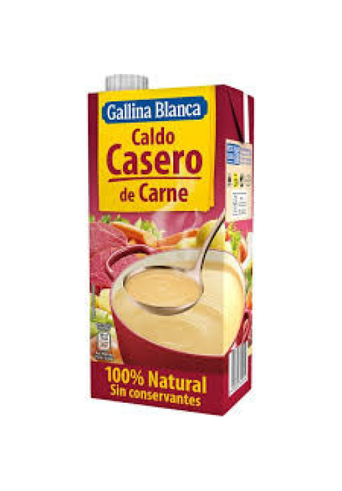 GALLINA BLANCA 100% Natural Caldo casero de carne 1 l.