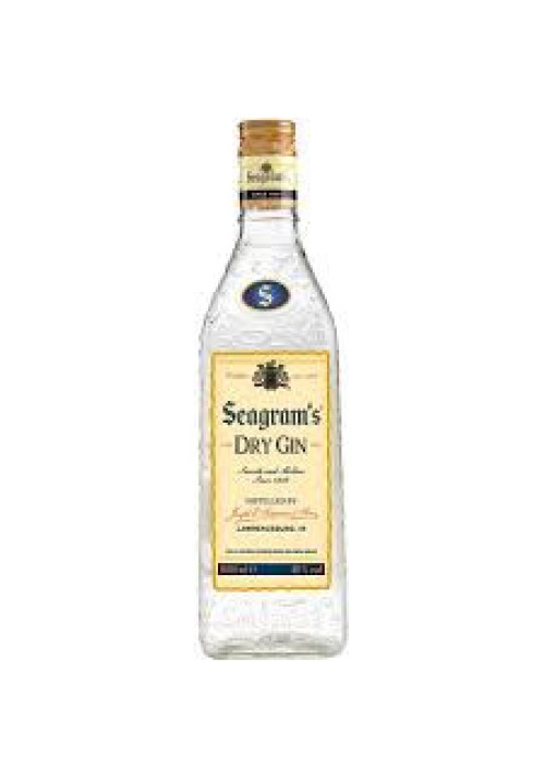 SEAGRAM'S Ginebra tipo Dry Gin botella 1 l.