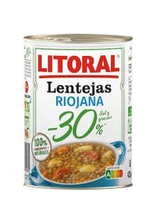 LITORAL Lentejas Riojanas LITORAL 425 g.