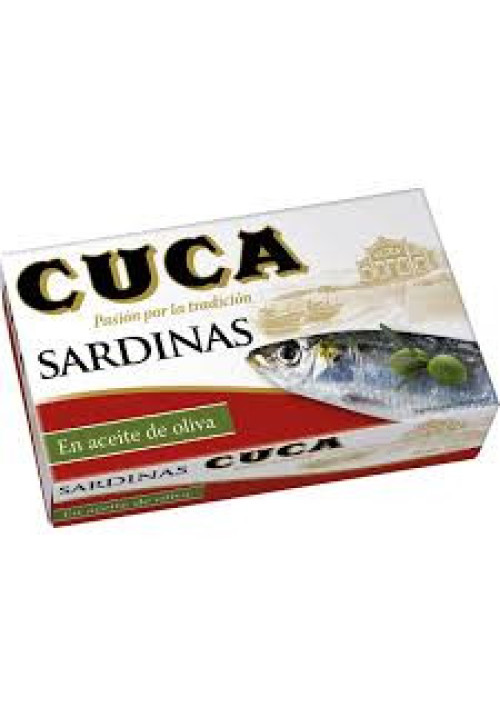 CUCA Sardinas en aceite de oliva lata de 85 g.