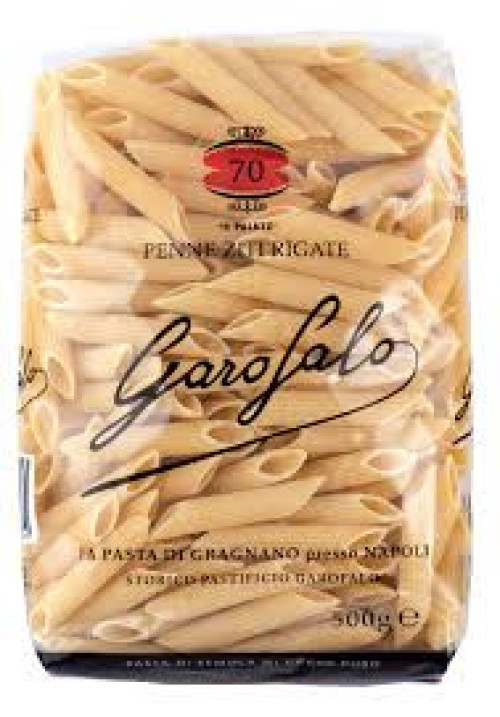 GAROFALO Pasta de sémola de trigo duro ZIiti Rigati nº 70 GAROFALO 500 g.