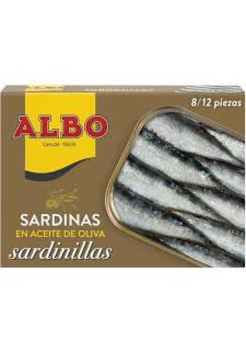 ALBO Sardinillas en aceite de oliva lata de 82 g.